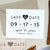 Save the Date Stamp #6 